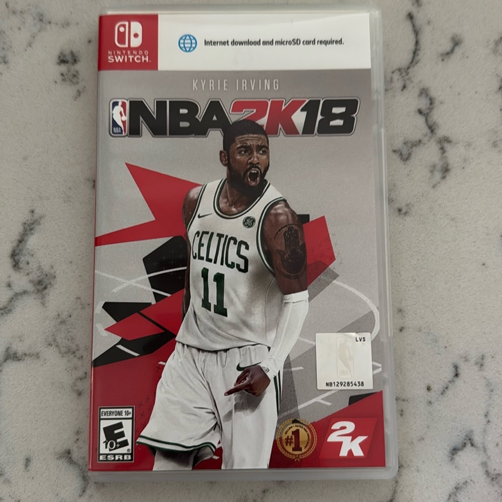 Nintendo Switch NBA 2K18 game! Fun one! Like new!